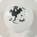 Halloween Skull Black Balloons (Set of Halloween Balloons)