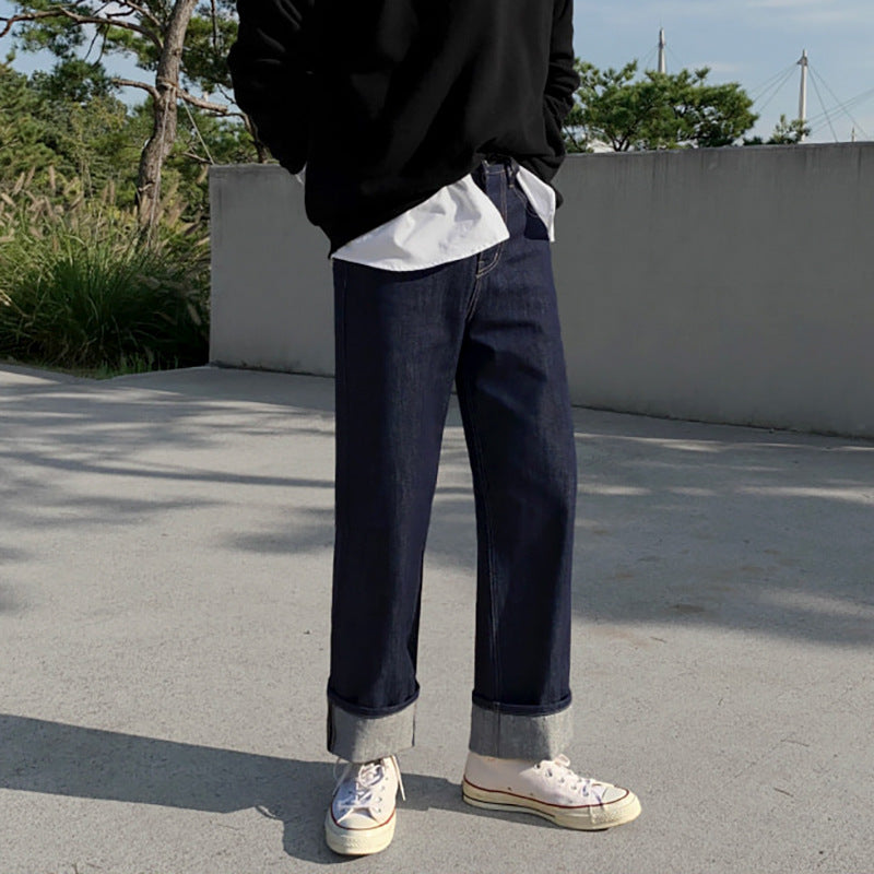 Trendy Loose Straight Jeans for Men