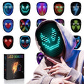 Envyvip Rechargeable LED Mask for Men Women Cool Halloween Costume Mask Birthday Gifts for Teen Boys & Girls